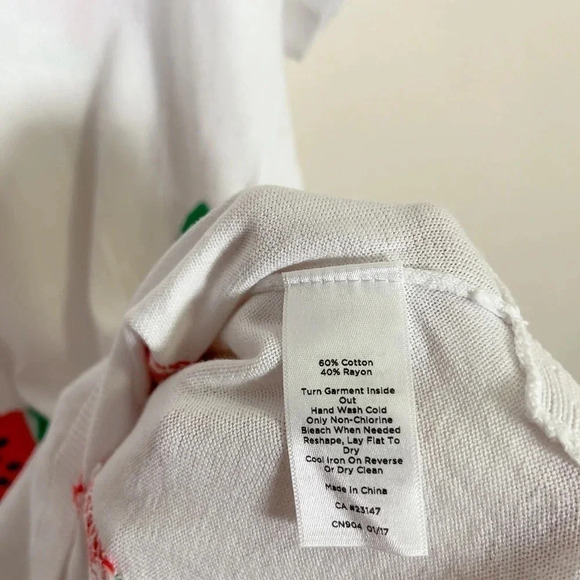 TALBOTS | BEADED WATERMELON SHORT SLEEVE TEE - Picture 8 of 13